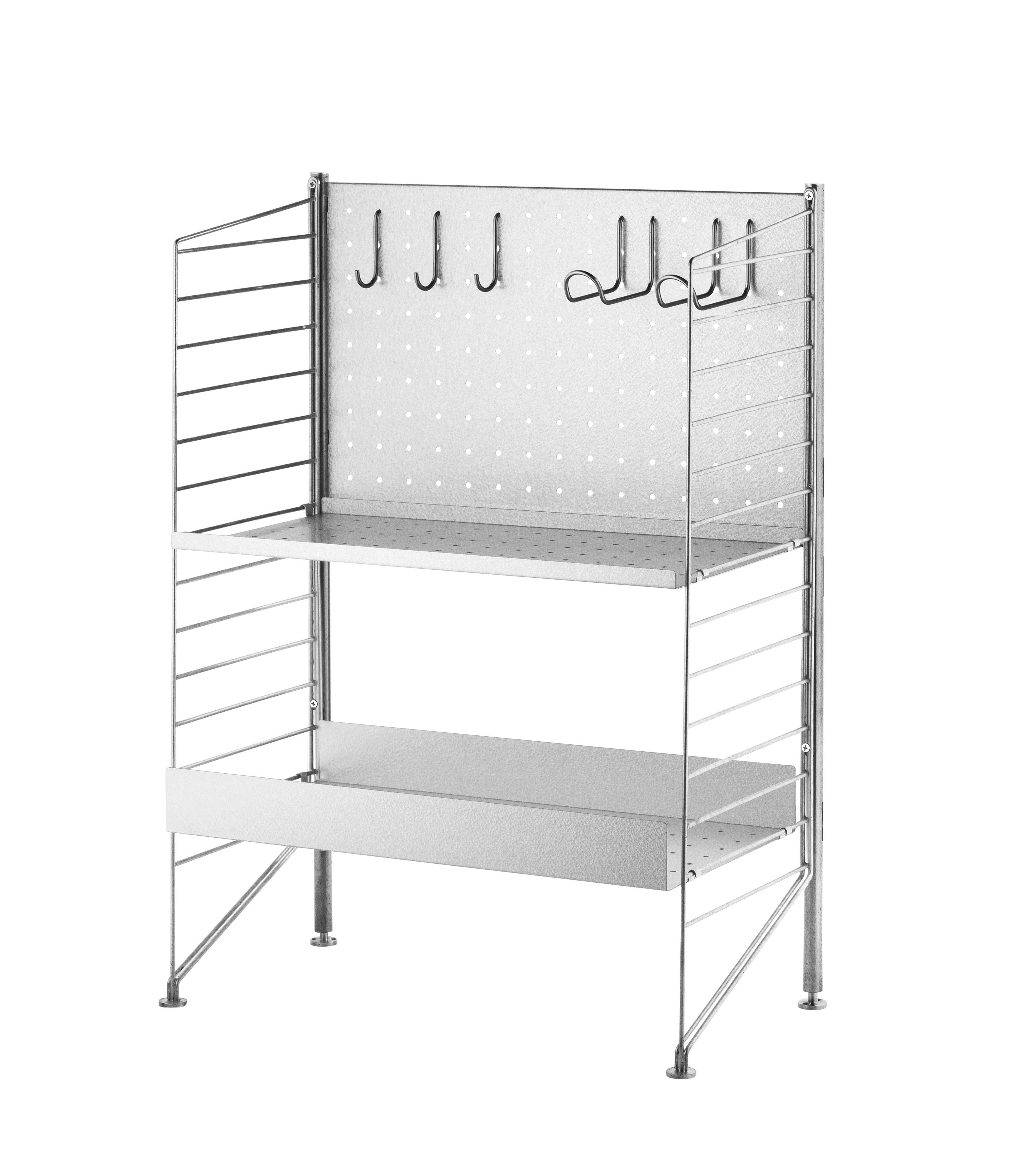 Free standing shelf – galvanized